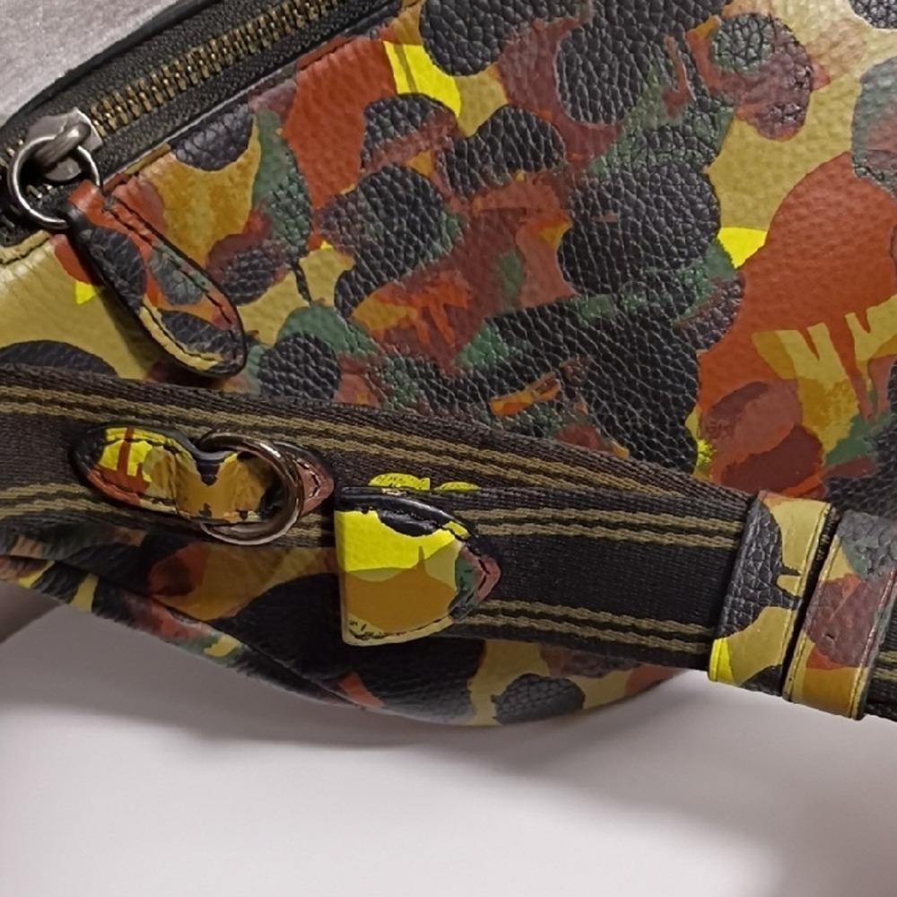 COACH Leatherware Camo Belt Bag Crossbody Bag‎ Urban Streetwear Fanny Pack6 - Picture 7 of 12